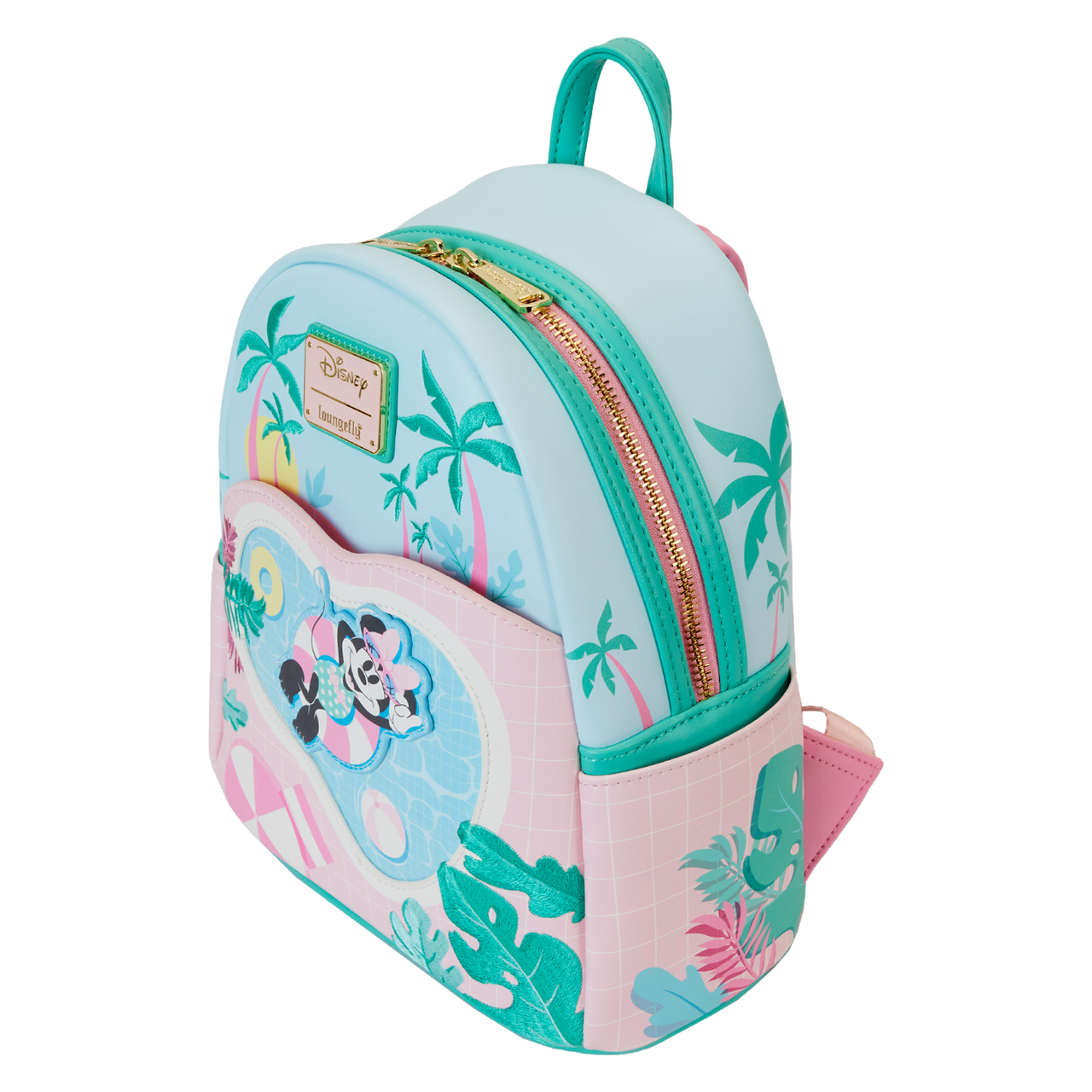 Loungefly Minnie Mouse Vacation Style Mini Backpack