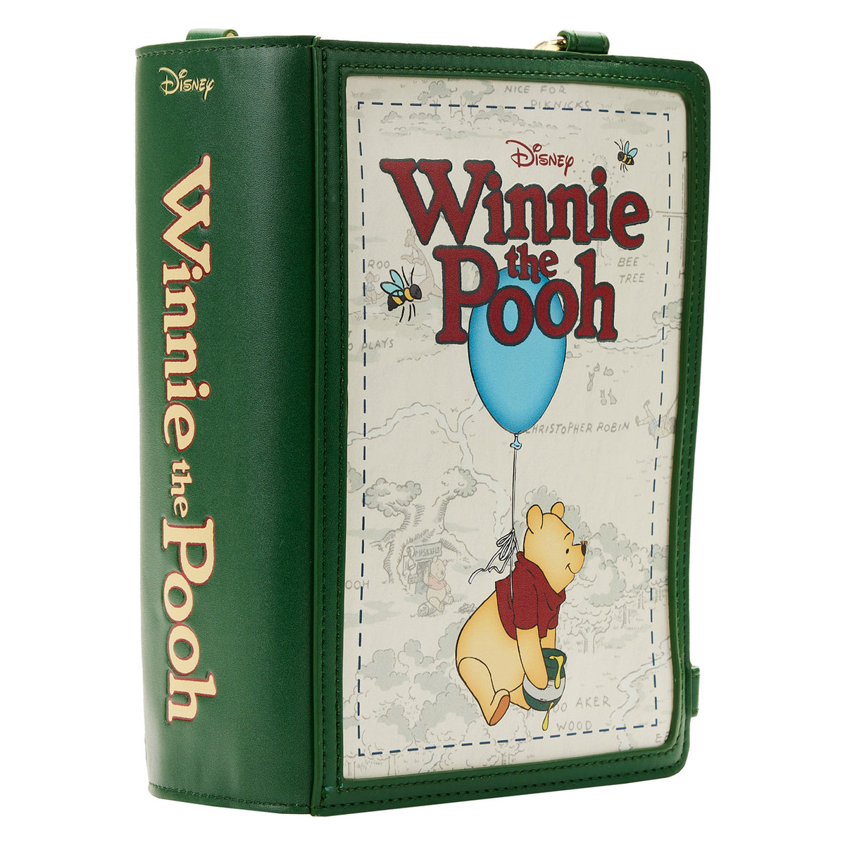 Loungefly Disney Winnie The Pooh Classic Book Convertible Crossbody-1
