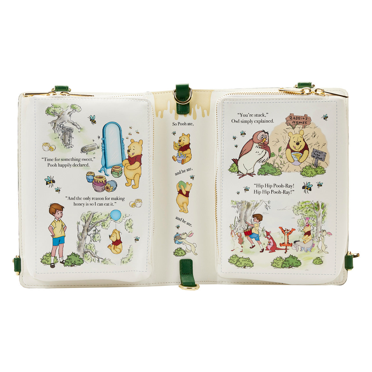 Loungefly Disney Winnie The Pooh Classic Book Convertible Crossbody-5