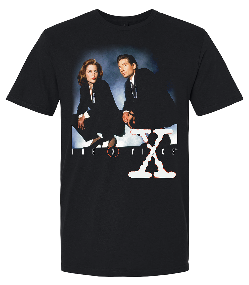X Files Scully and Mulder T Shirt-1