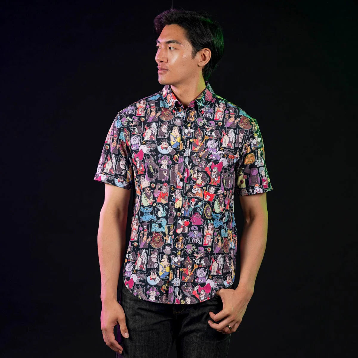 RSVLTS Disney "Happily Never After" – KUNUFLEX Short Sleeve Shirt-8