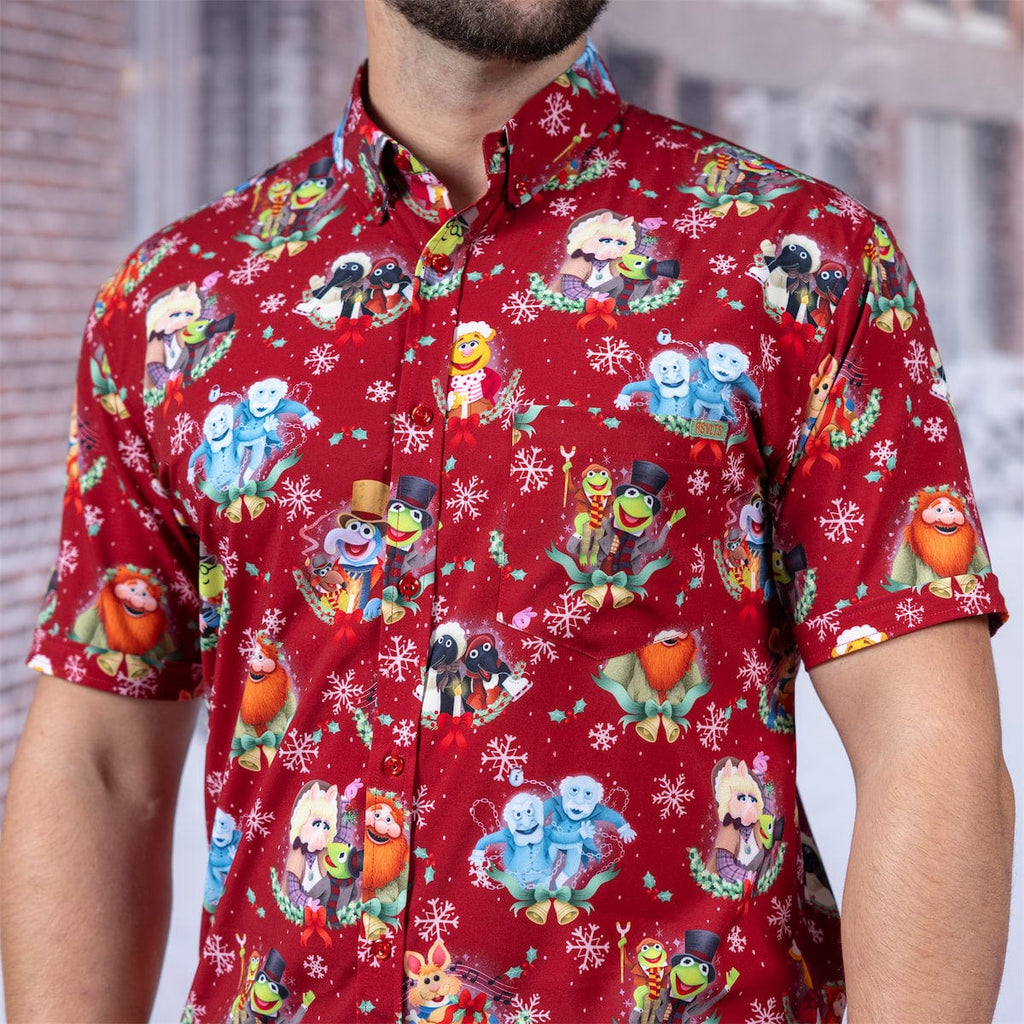 RSVLTS Disney's The Muppet Christmas Carol "Feels Like Christmas" – KUNUFLEX Short Sleeve Shirt