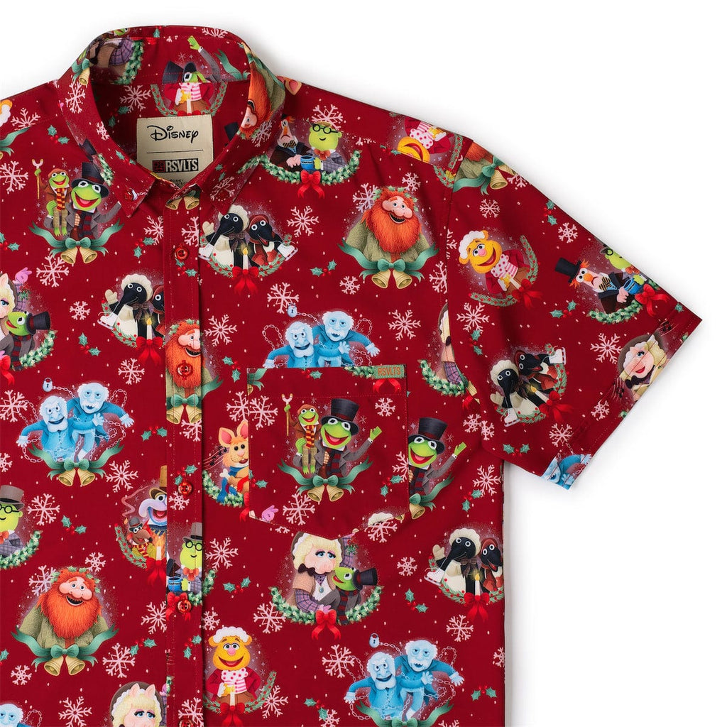 RSVLTS Disney's The Muppet Christmas Carol "Feels Like Christmas" – KUNUFLEX Short Sleeve Shirt