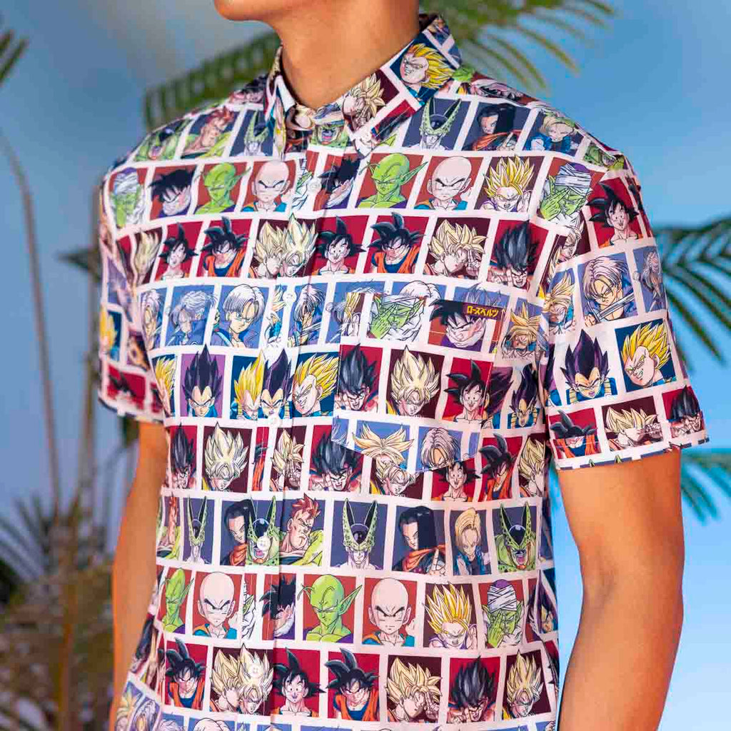 RSVLTS Dragon Ball Z "Heroes and Enemies" – KUNUFLEX Short Sleeve Shirt