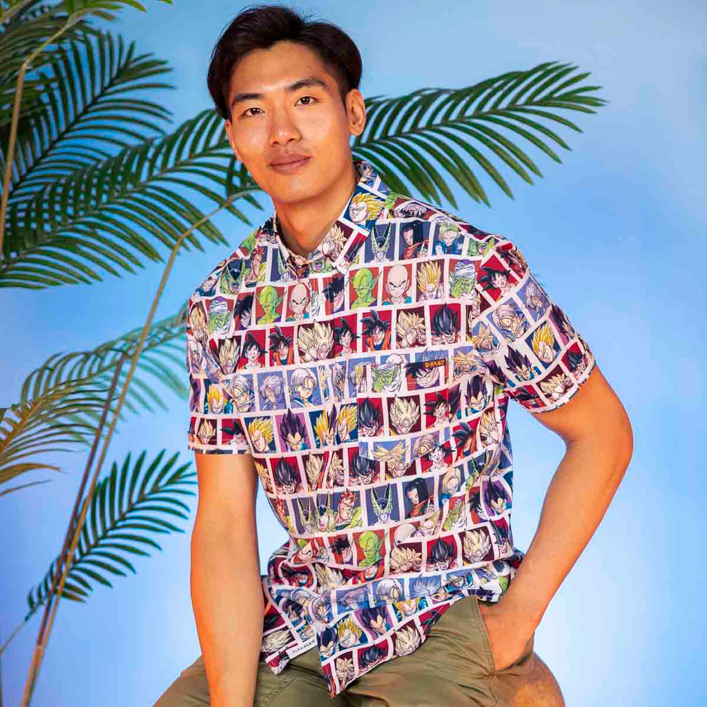 RSVLTS Dragon Ball Z "Heroes and Enemies" – KUNUFLEX Short Sleeve Shirt