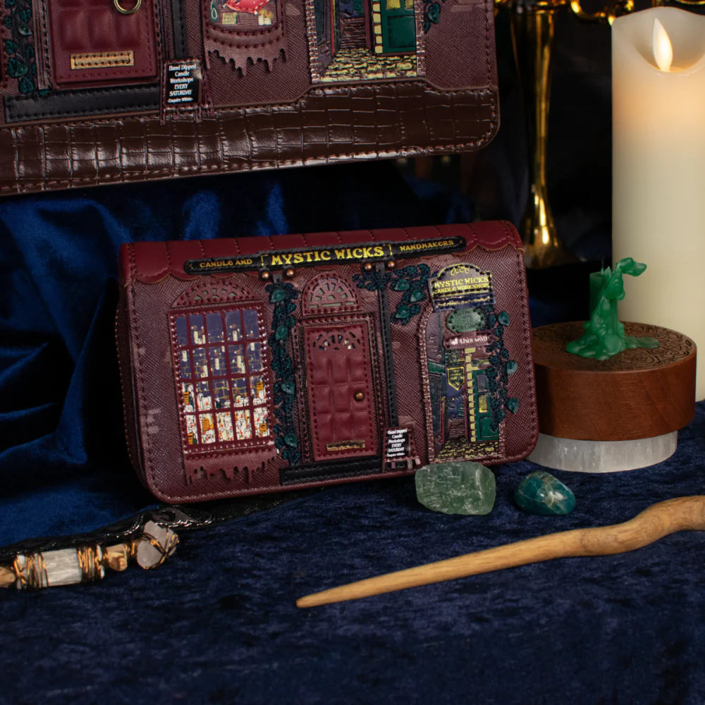 Vendula London Mystic Wicks Candle and Wandmakers Medium Ziparound Wallet-1