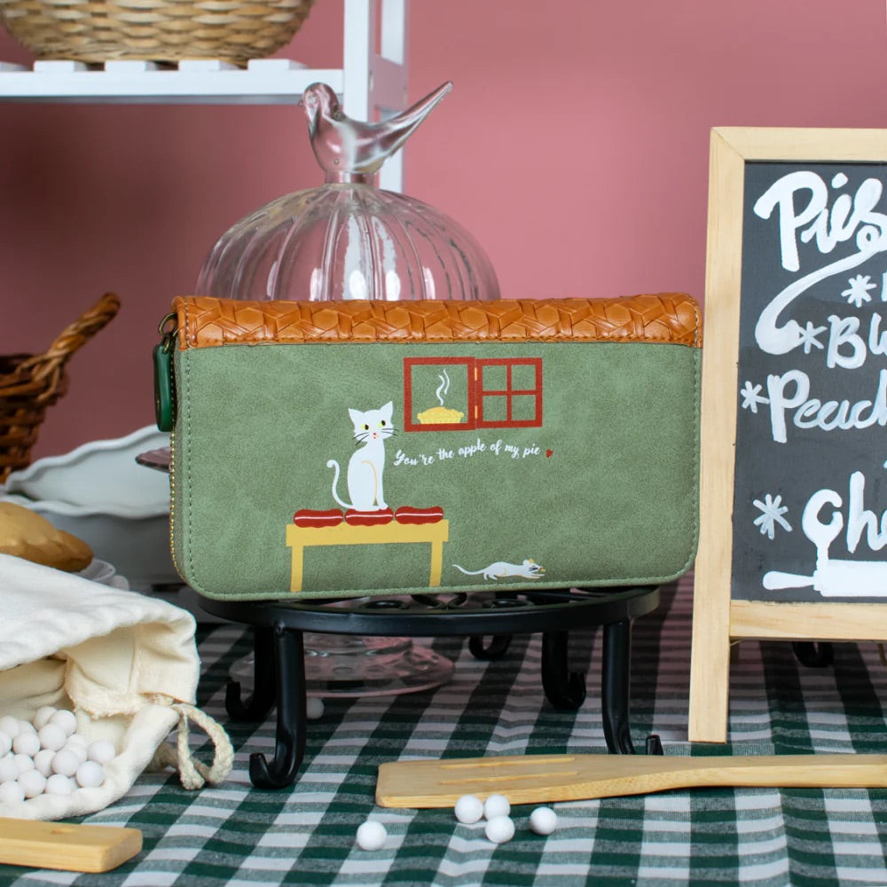 Vendula London Pie Shop Large Ziparound Wallet-5