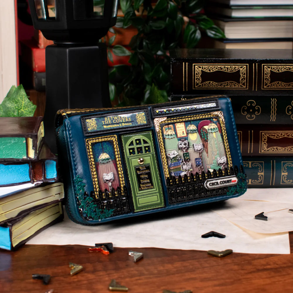 Vendula London Between the Covers Bookbinders Medium Ziparound Wallet-zoom-1