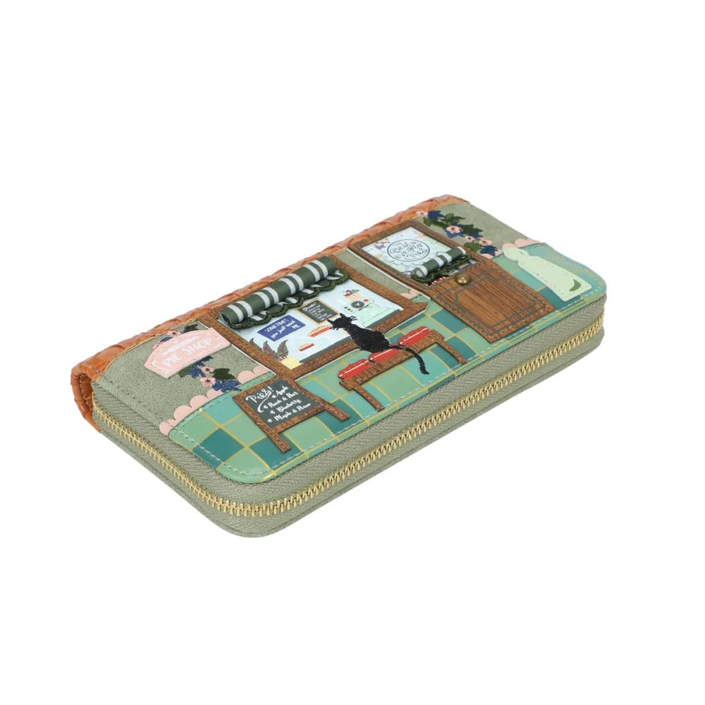 Vendula London Pie Shop Large Ziparound Wallet