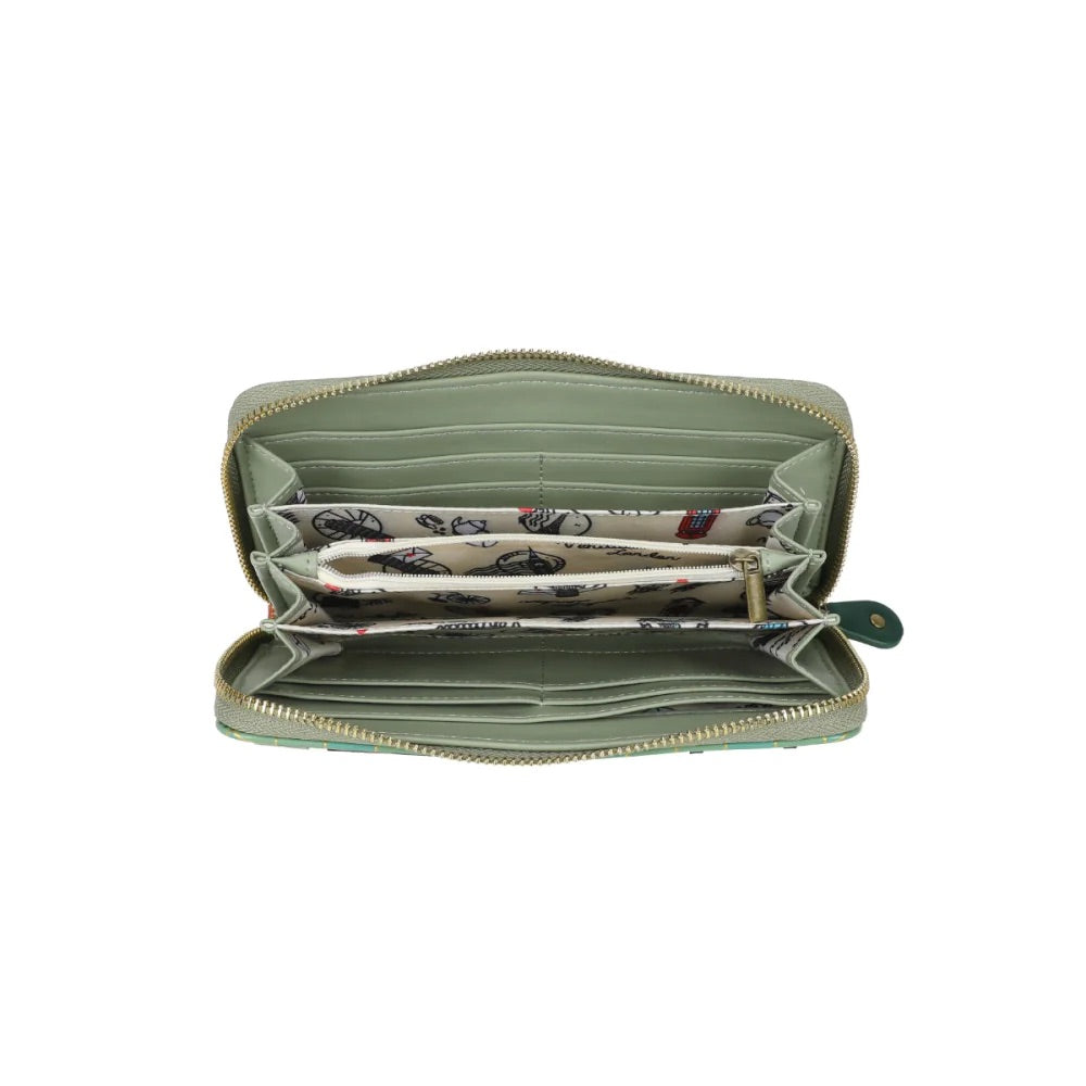 Vendula London Pie Shop Large Ziparound Wallet
