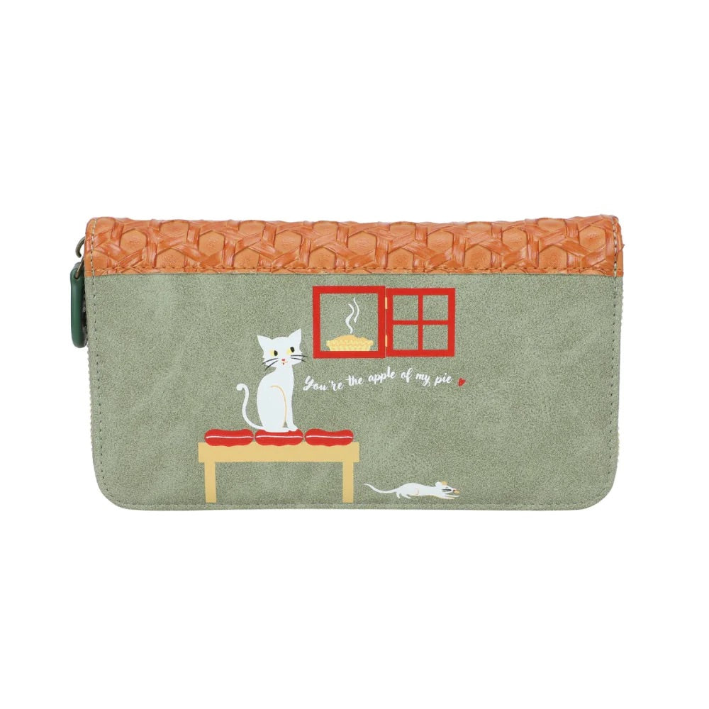 Vendula London Pie Shop Large Ziparound Wallet
