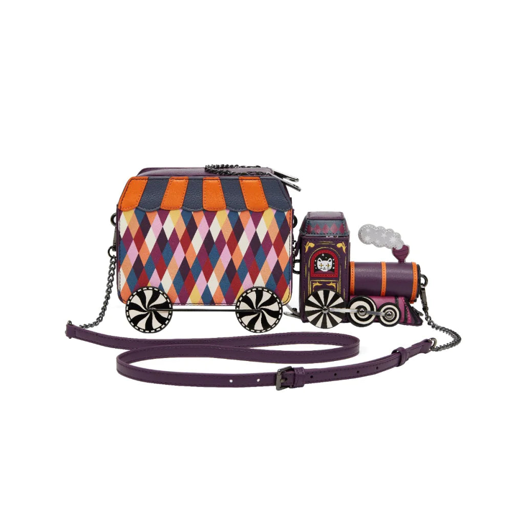 Vendula London Skelecat's Traveling Ghost Circus Train Bag-zoom-4