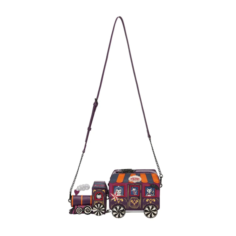 Vendula London Skelecat's Traveling Ghost Circus Train Bag-zoom-5