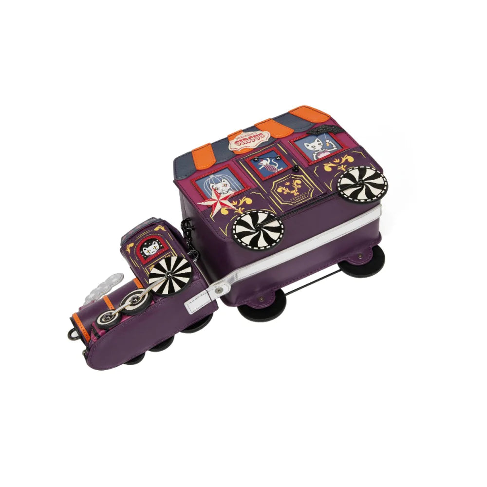 Vendula London Skelecat's Traveling Ghost Circus Train Bag-zoom-6
