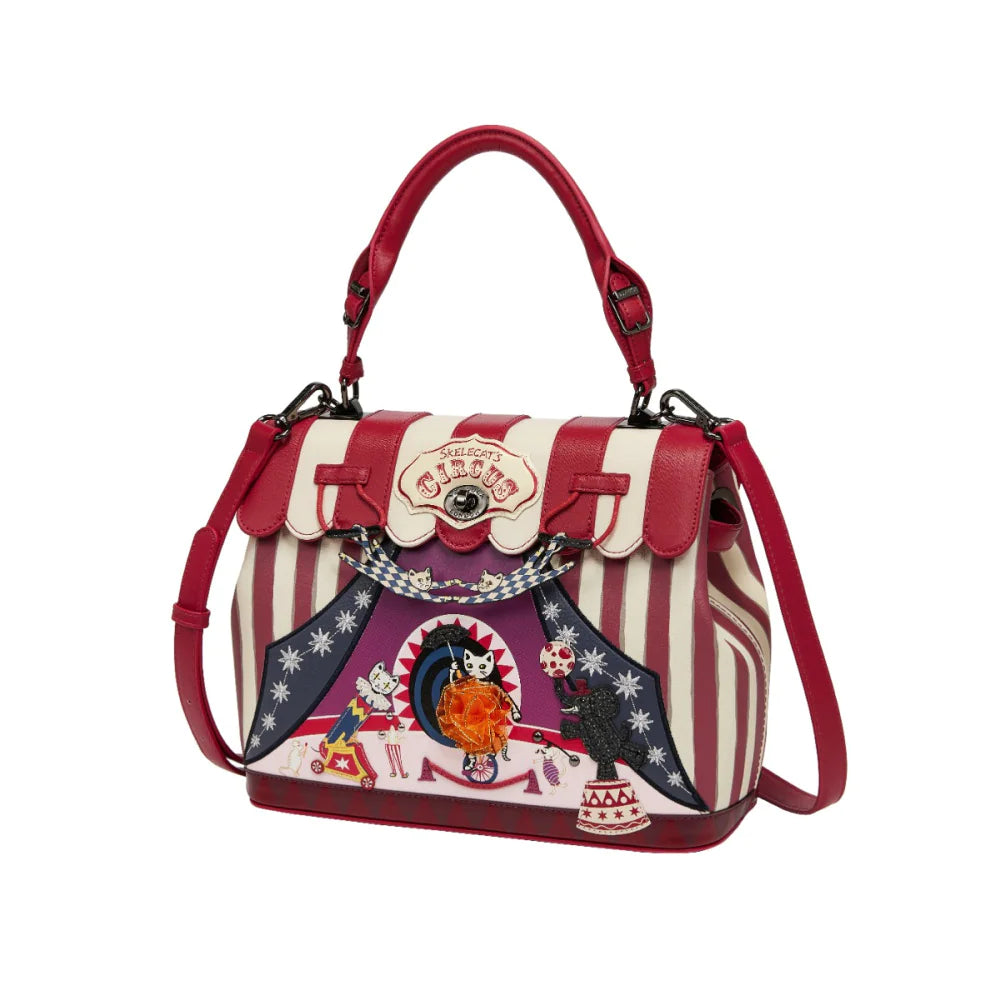Vendula London Skelecat's Traveling Ghost Circus Grace Bag-zoom-5