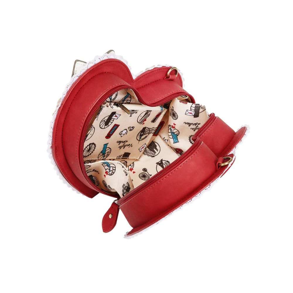 Vendula London The Chocolate Box Heart Chocolate Box Bag-15