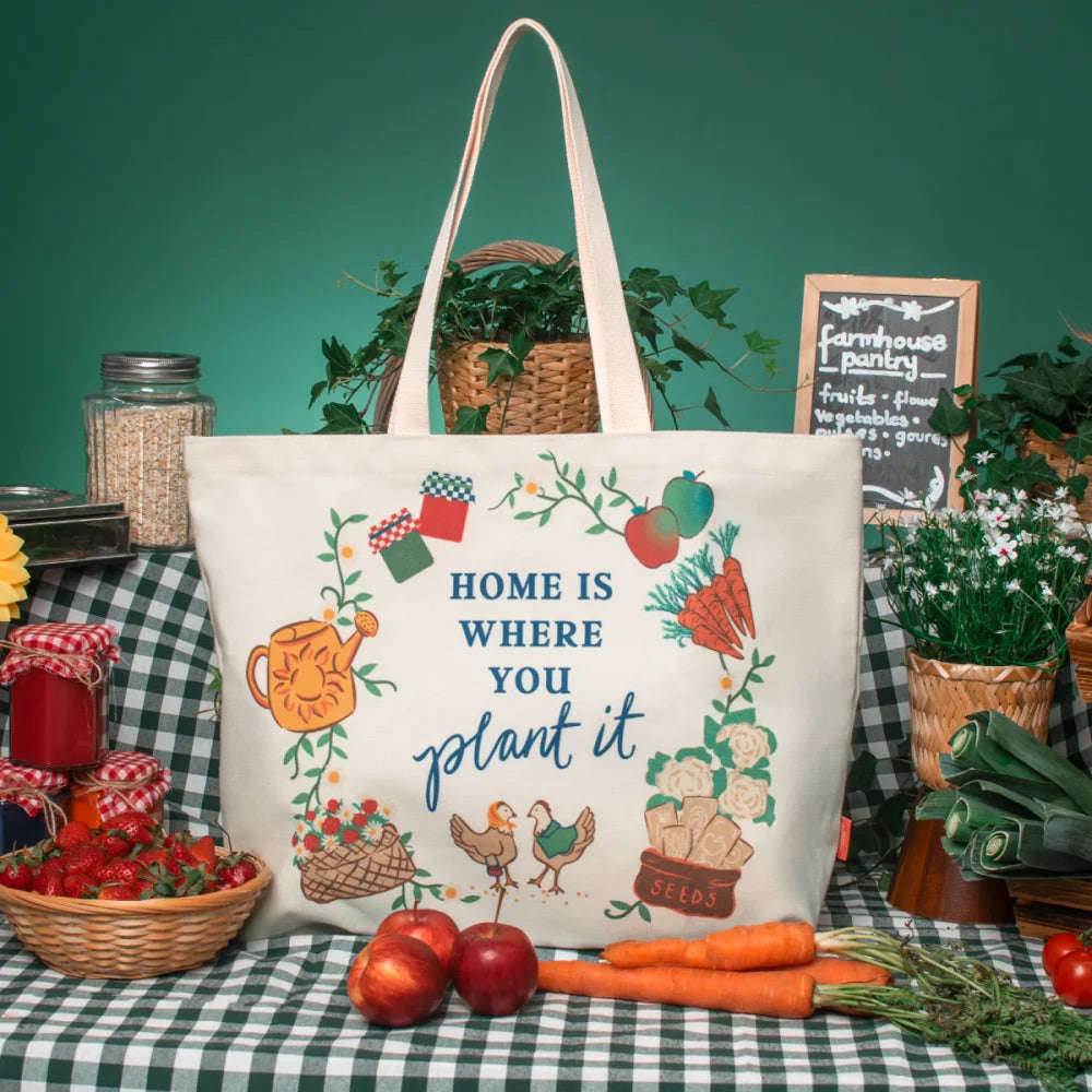 Vendula London Farmhouse Pantry Canvas Tote Bag