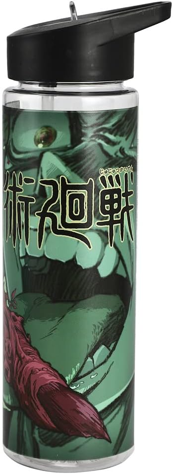 Jujutsu Kaisen Sukuna & Cursed Finger Anime Cartoon 24 oz. Travel Water Bottle-zoom-1