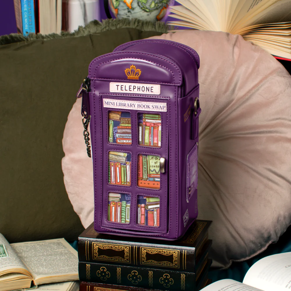 Vendula London Travelling Library Bookshop Book Nook Bag-zoom-4