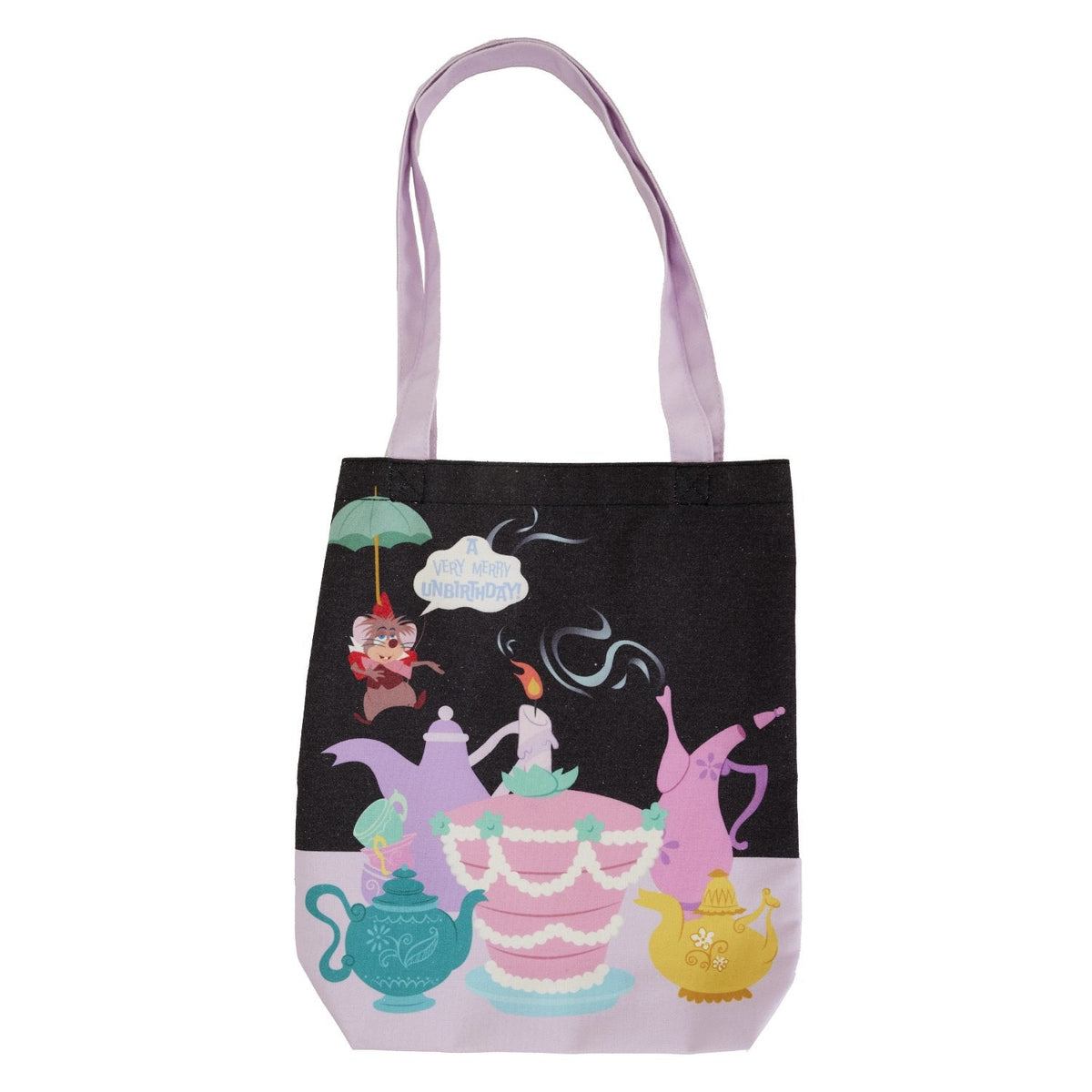 Loungefly Disney Alice in Wonderland Unbirthday Canvas Tote Bag-1