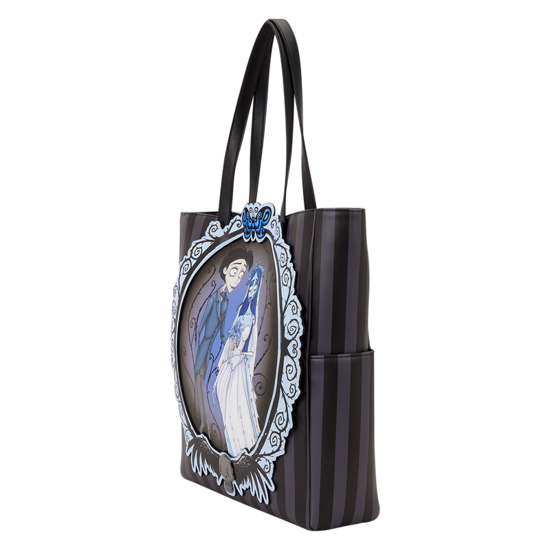 Loungefly Warner Bros Corpse Bride Victor & Emily Tote Bag