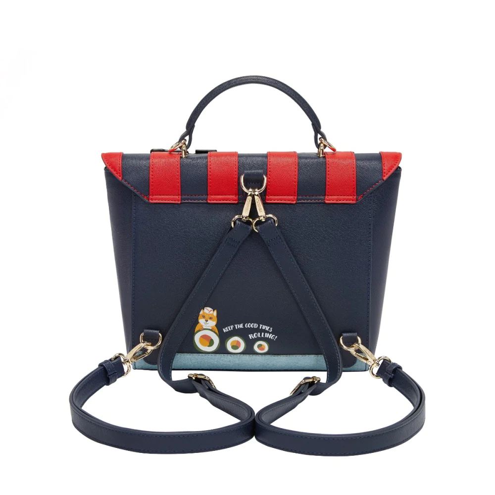 Vendula London Vendula Sushi - Blue Edition Classic Backpack-9