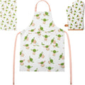 Star Wars The Mandalorian The Child Pattern Kitchen Apron, dish towel and oven mitt Textile Set of 3