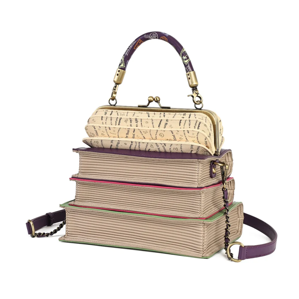 Vendula London Travelling Library Bookshop Turn The Page Bag-zoom-7