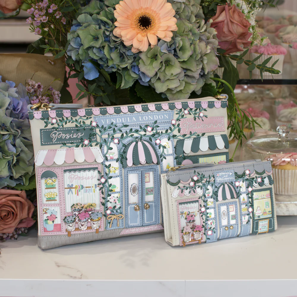 Vendula London Posies and Patisseries Compact Folding Wallet-9