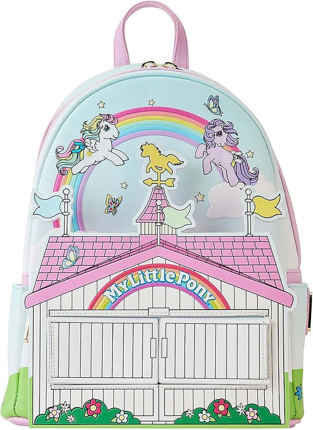 Loungefly My Little Pony 40th Anniversary Stable Mini Backpack-zoom-1