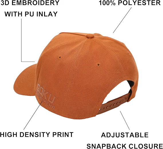 Dragon Ball Z Goku’s Symbol Traditional Snapback Cap-zoom-2