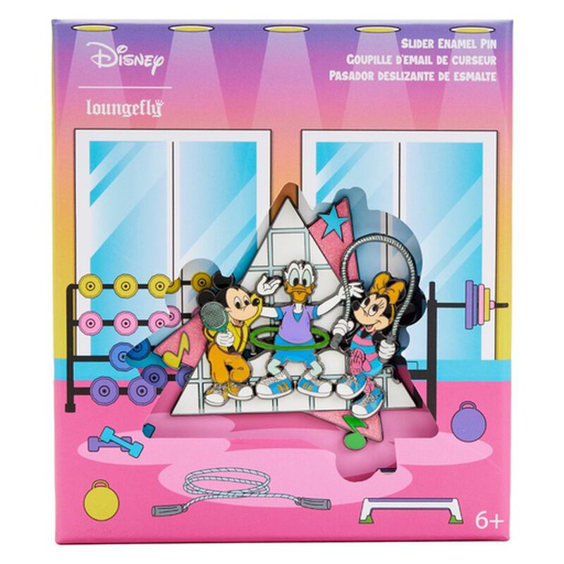 Loungefly Mickeys Mousercise 3" Collector Box Pin-zoom-1