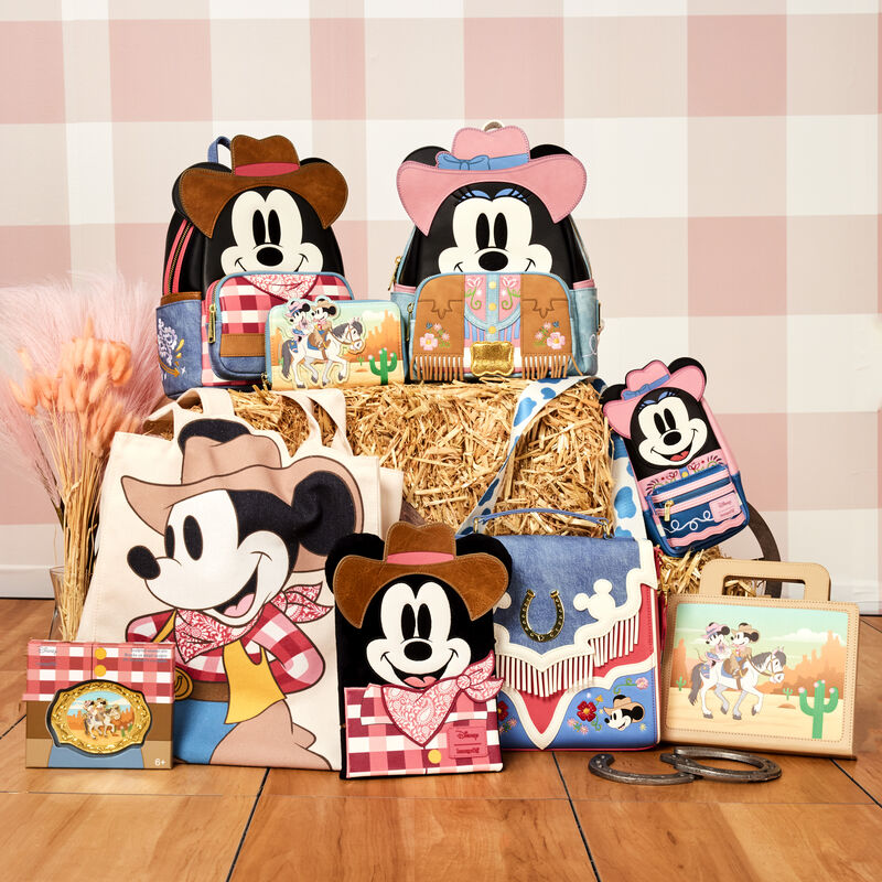 Loungefly Western Mickey Mouse Cosplay Plush Refillable Stationery Journal-zoom-4