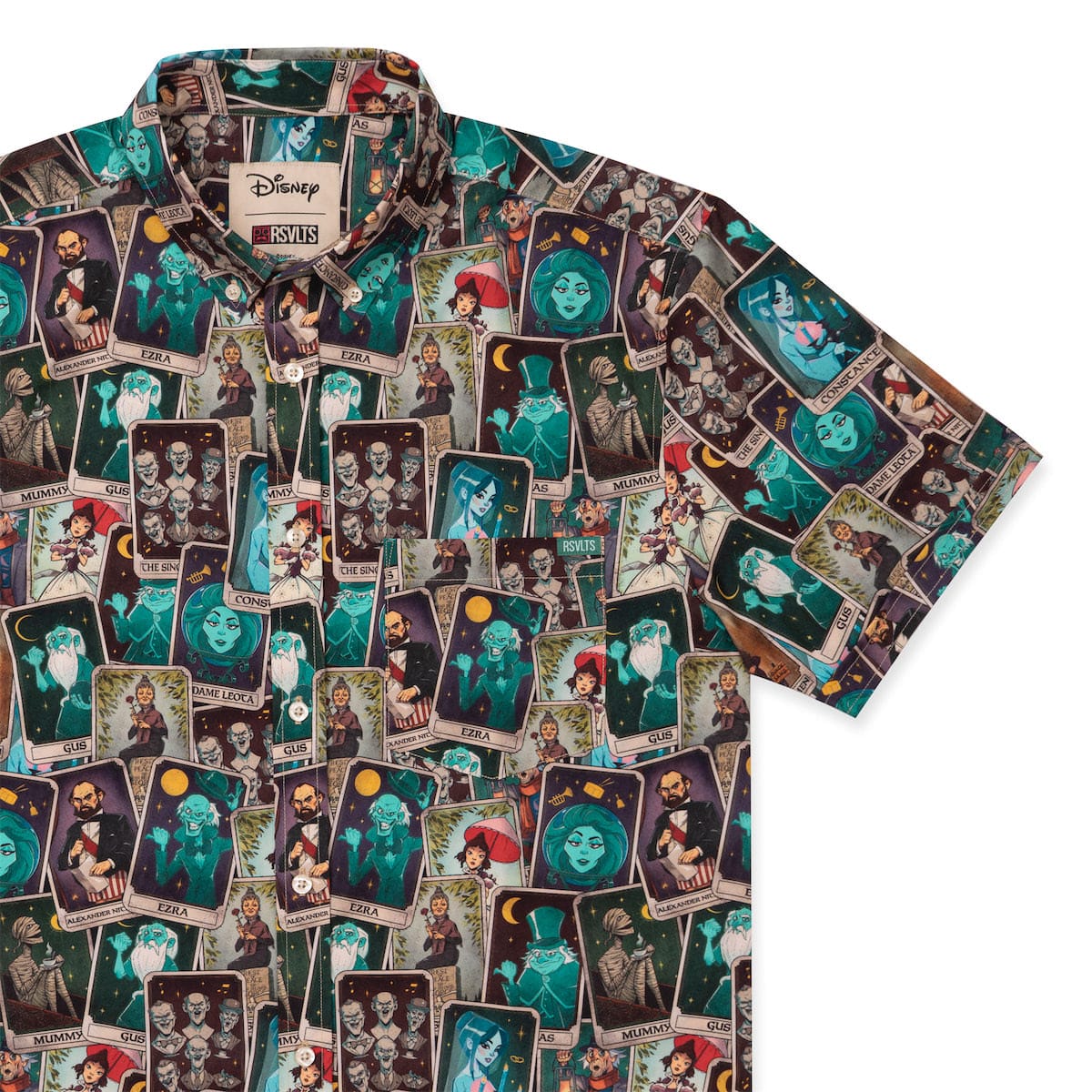 RSVLTS Disney's Haunted Mansion "Deck of the Dead" – KUNUFLEX Short Sleeve Shirt-1