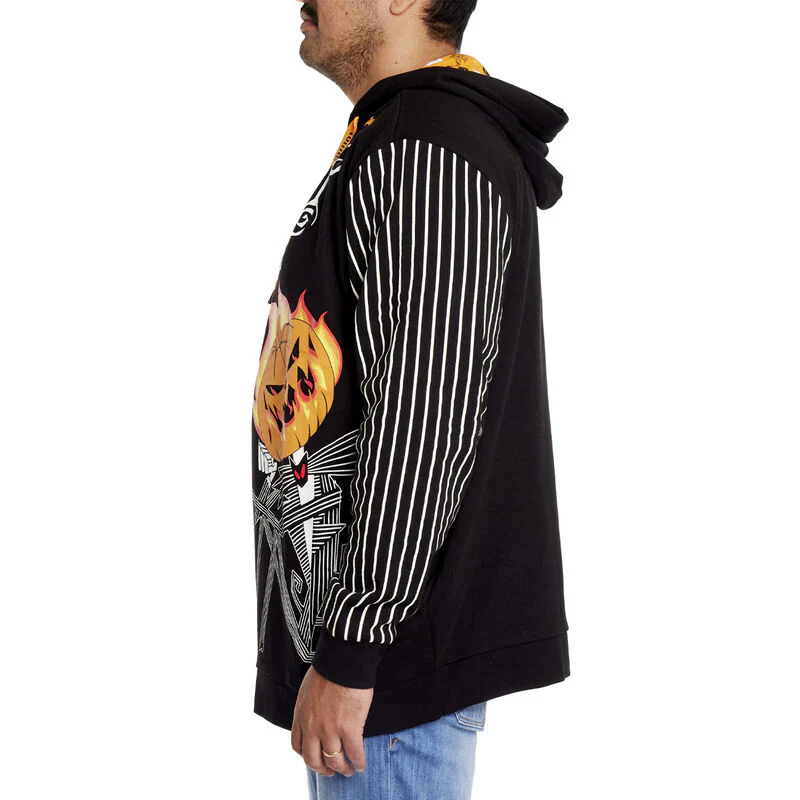 Loungefly Nightmare Before Christmas Pumpkin King Unisex Hoodie-zoom-4