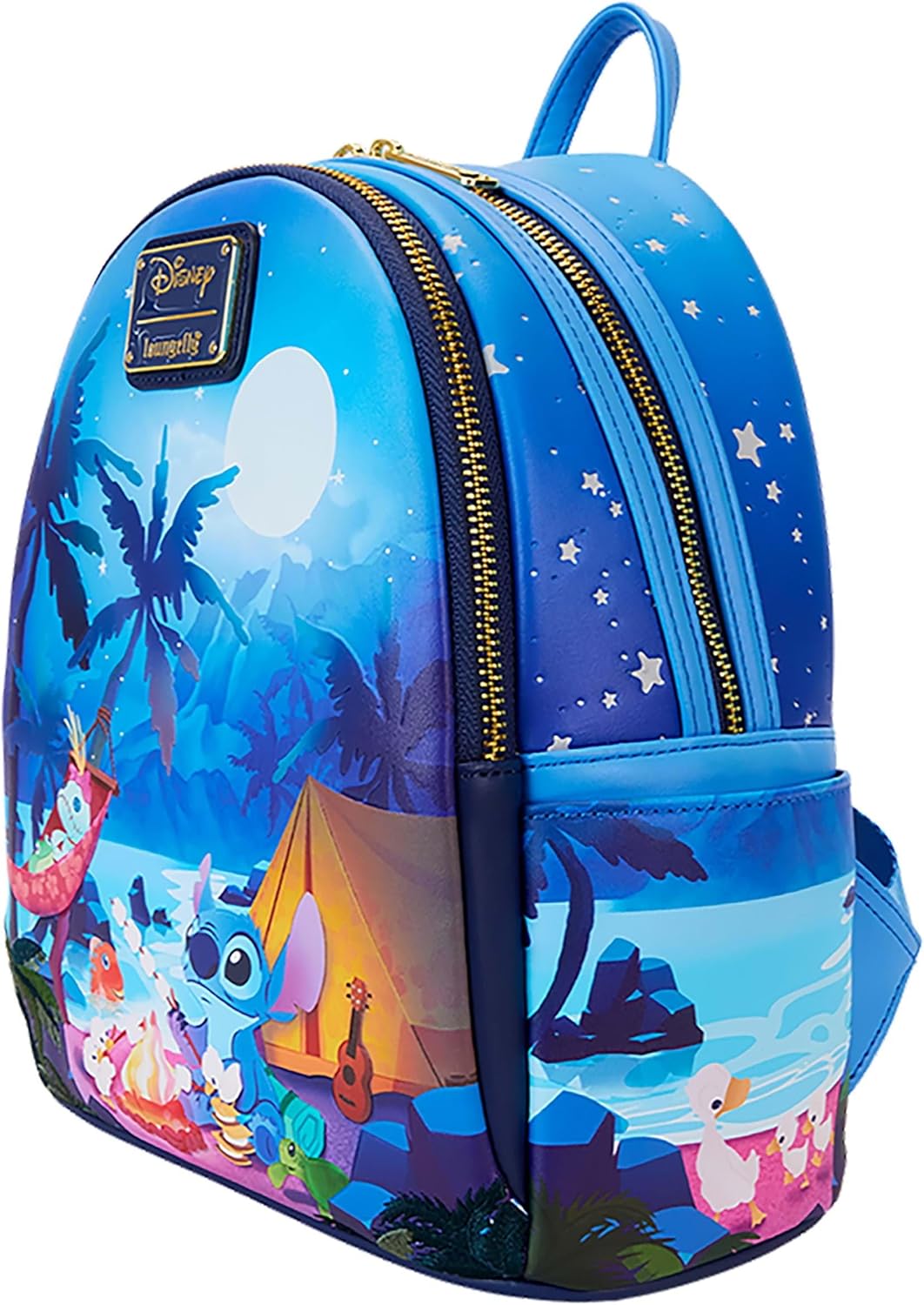 Loungefly Disney Lilo And Stitch Camping Cuties Mini Backpack-zoom-4
