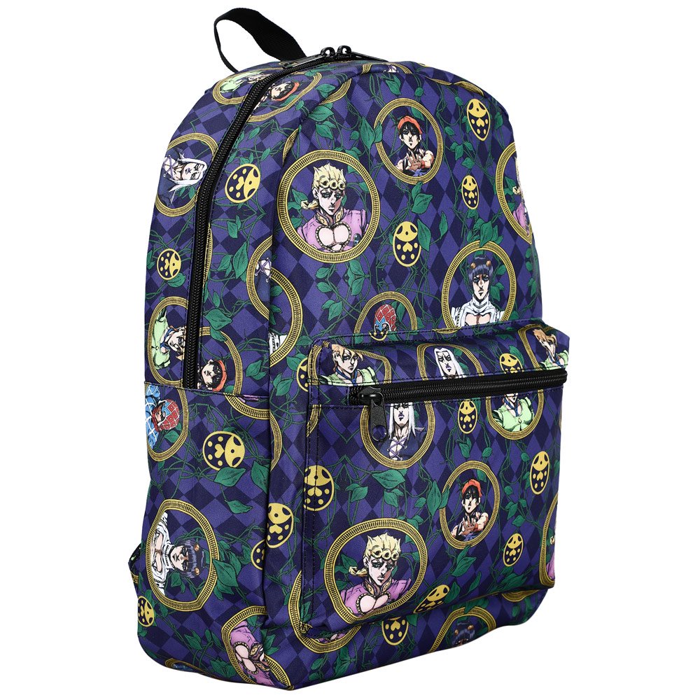 The Jojo's Bizarre Adventure Golden Wind Character Tech all over print Backpack