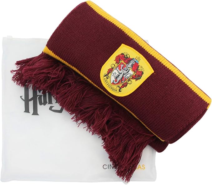 Harry Potter Lambs Wool Gryffindor Knit Scarf-2