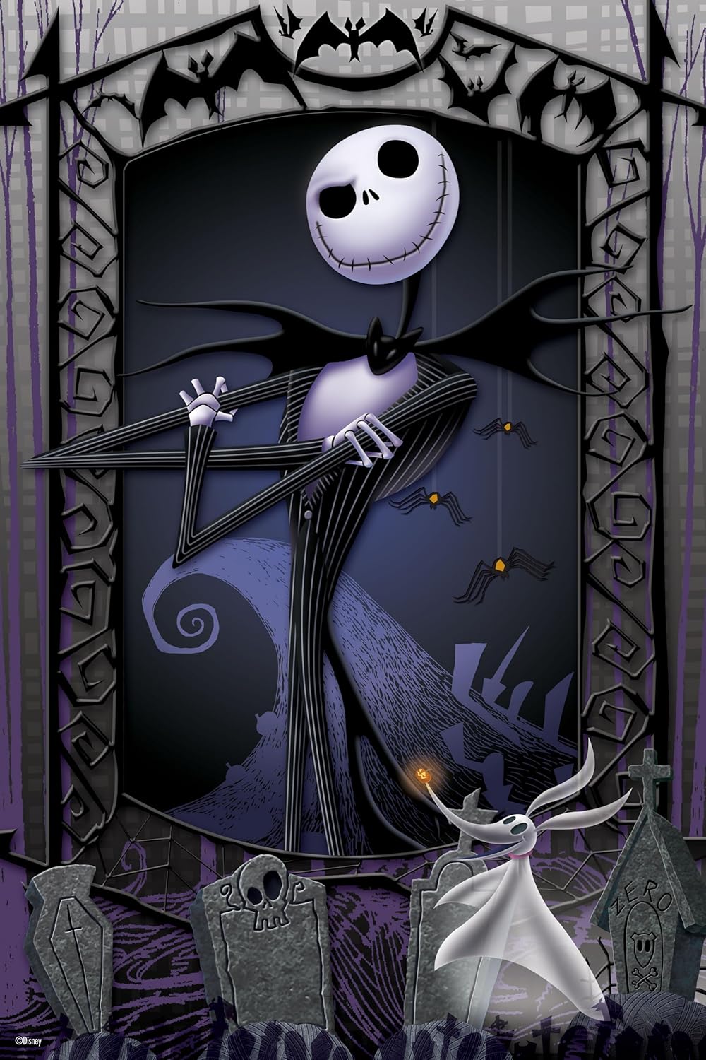 Prime 3D Disney Nightmare Before Christmas, 300-Piece 3D Jigsaw Puzzle