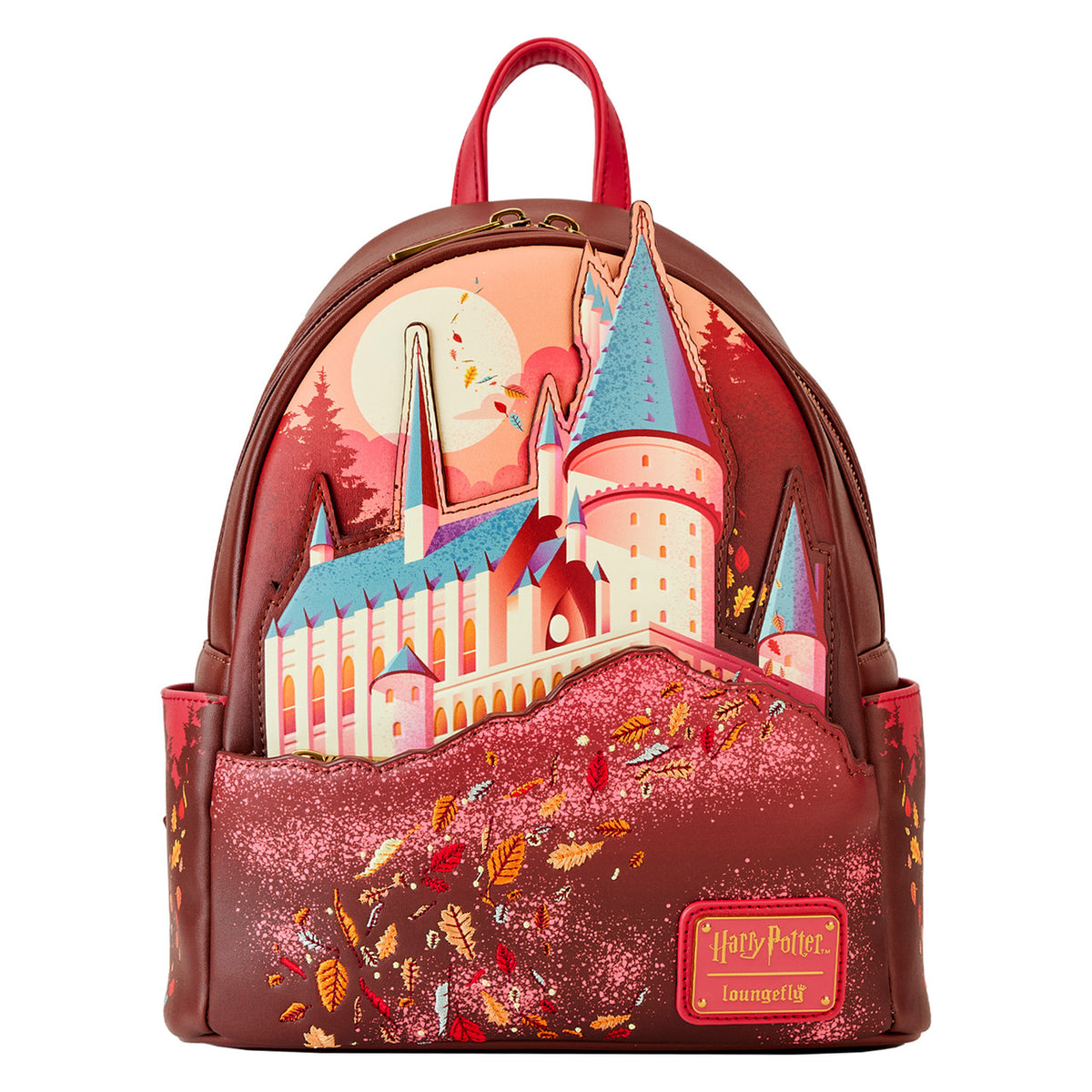 Loungefly Warner Brothers Harry Potter Hogwarts Fall Mini Backpack-zoom-1