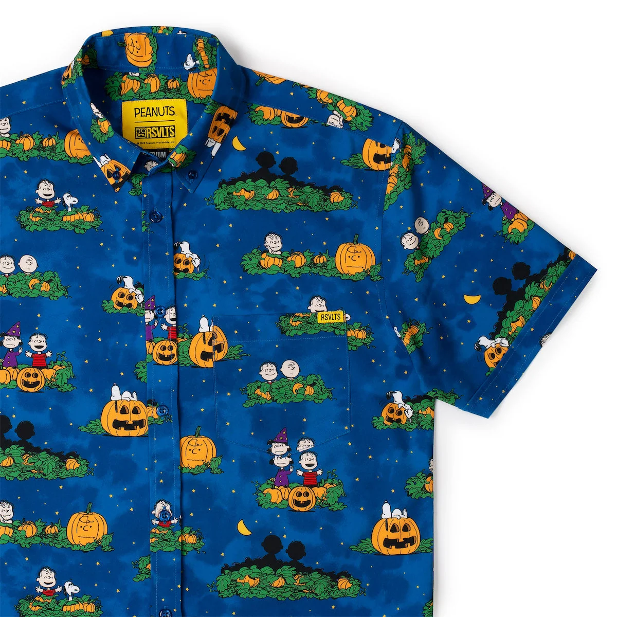 RSVLTS Peanuts "It's the Great Pumpkin!" – KUNUFLEX Short Sleeve Shirt-zoom-1