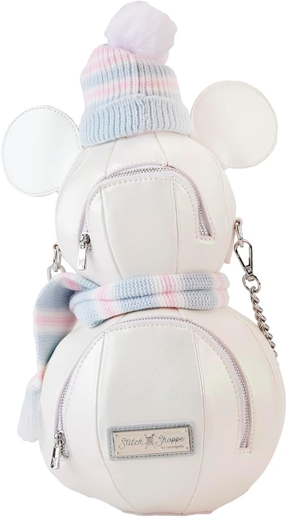 Stitch Shoppe by Loungefly Disney Mickey Snowman Figural Crossbody-4