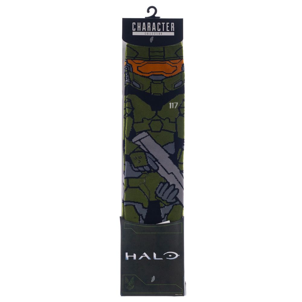 Halo Master Chief 360° Crew Socks for Men | Officially Licensed Xbox Gaming Apparel-1