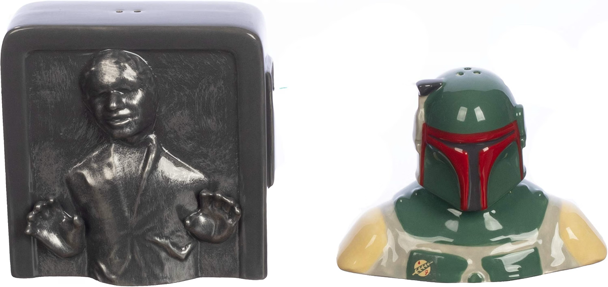 Star Wars The Empire Strikes Back Sculpted Ceramic Salt & Pepper Set
