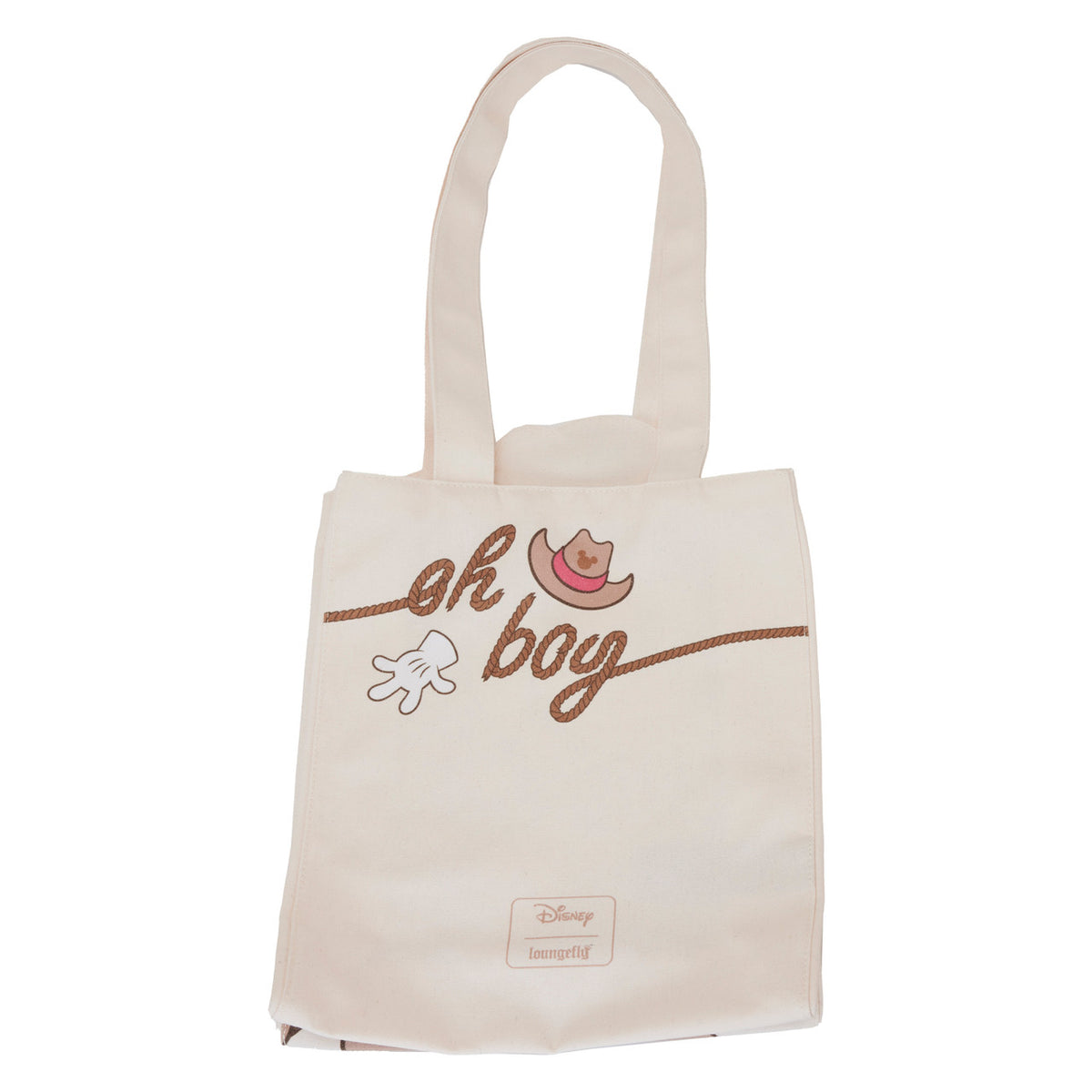 Loungefly Disney Western Mickey Mouse Canvas Tote Bag-zoom-2