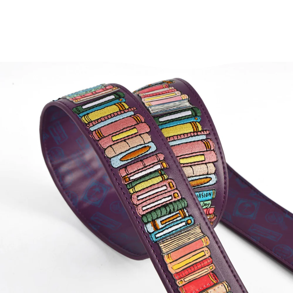 Vendula London Travelling Library Bookshop Wide Shoulder Strap-3