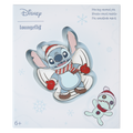 Loungefly Stitch Holiday Snow Angel 3" Collector Box Sliding Pin
