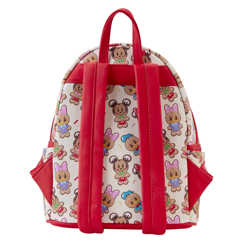 Loungefly Disney Mickey and Friends Gingerbread Cookie Allover Print Ear Holder Mini Backpack-5