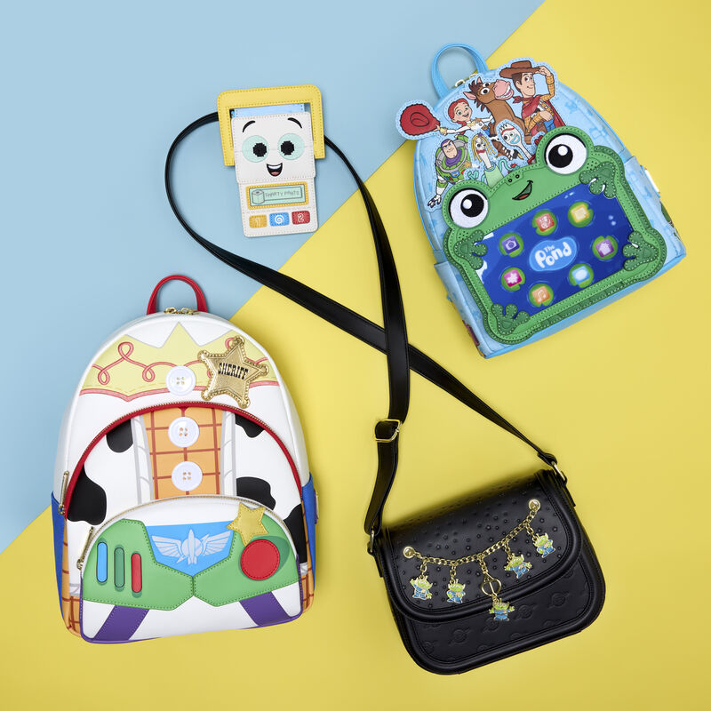 Loungefly Toy Story 5 Triple Pocket Jessie, Woody, & Buzz Mini Backpack-5