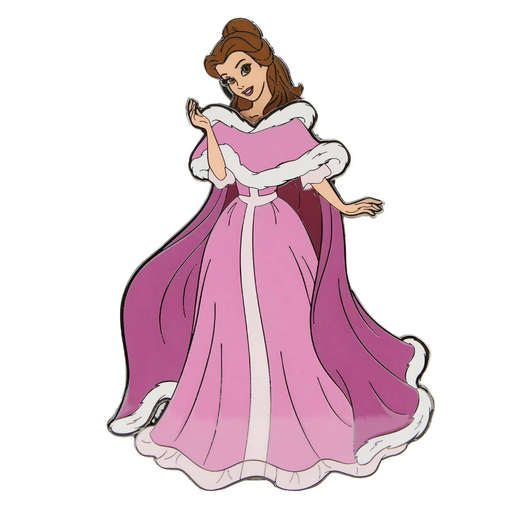 Loungefly Pin Set - Beauty And The Beast Belle Magnetic Paper Doll Pin Set-2
